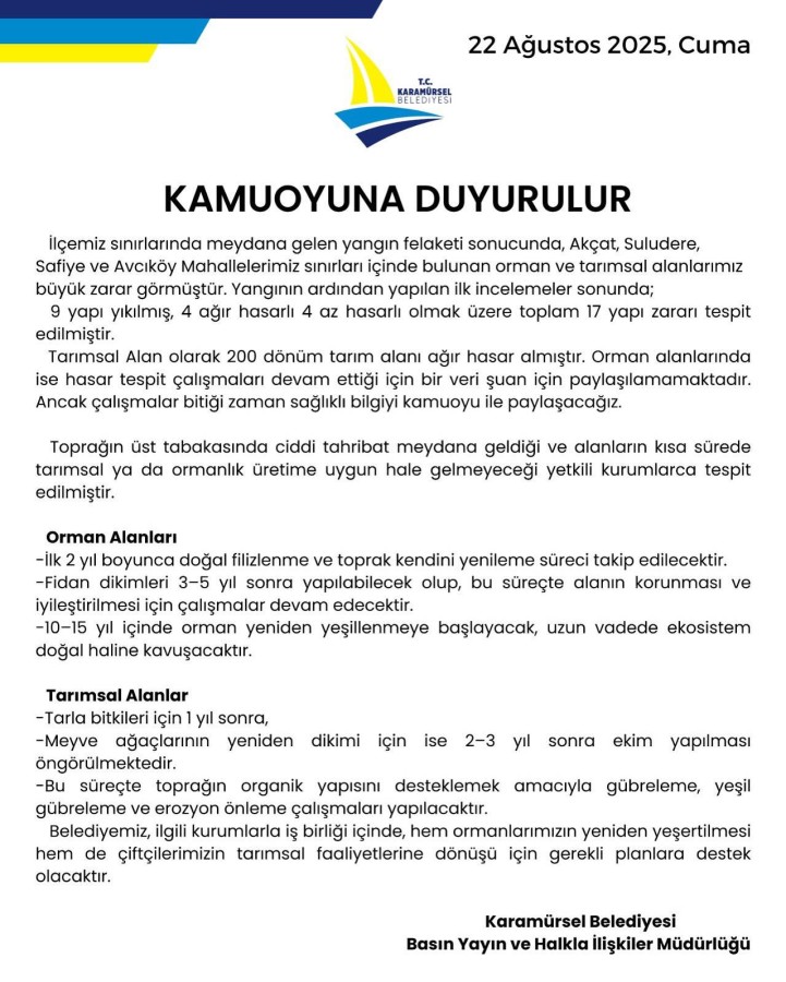 ilcemizde-gectigimiz-hafta-meydana-gelen-yangin-ile-ilgili-dogru-ve-guncel-bilgilendirme-kamuoyunun-dikkatine-sunulmaktadir