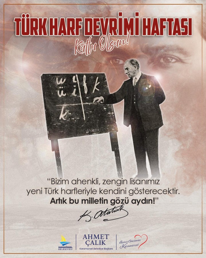 Türk Harf Devrimi Haftası kutlu olsun!