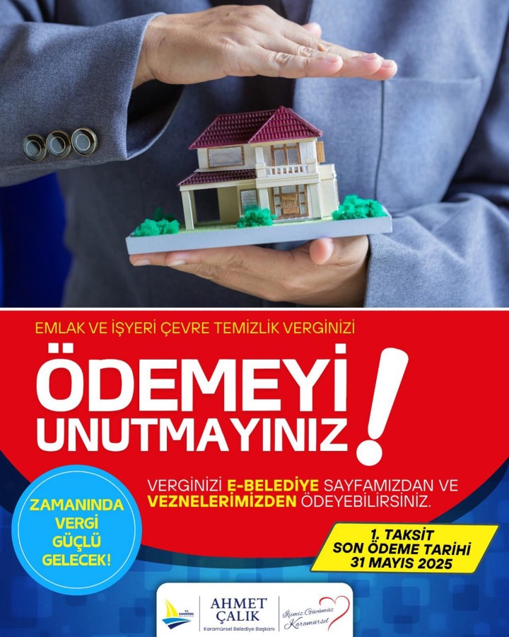 VERGİ MÜKELLEFLERİMİZİN DİKKATİNE;