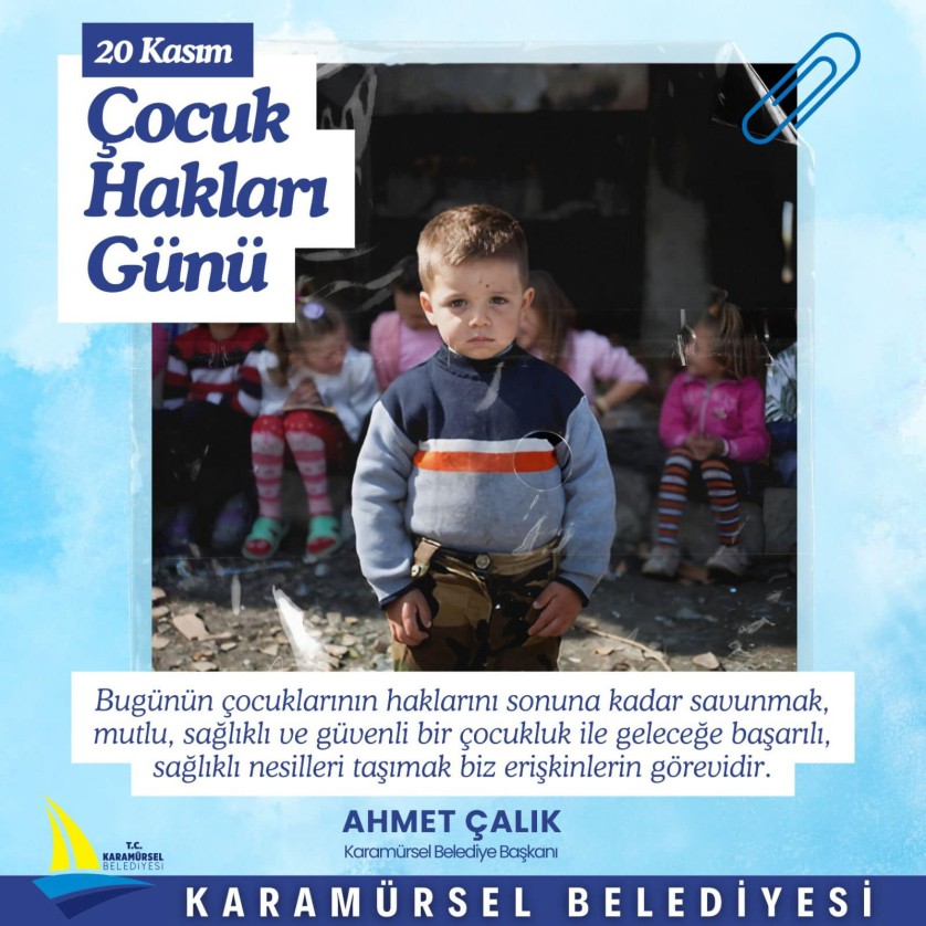 20 Kasım Çocuk Hakları Günü Kutlu Olsun