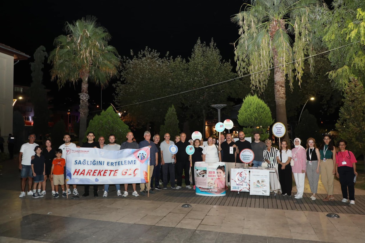 Halk Sağlığı Haftasında Sağlık İçin Yürüdüler