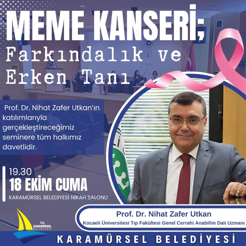 Karamürsel’de Meme Kanserinde Farkındalık ve Erken Tanı Semineri