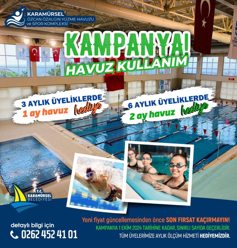 Spor Kompleksimizde Büyük Kampanya